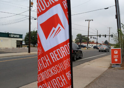 Red Rocks Church – Rectangle Sail Signs